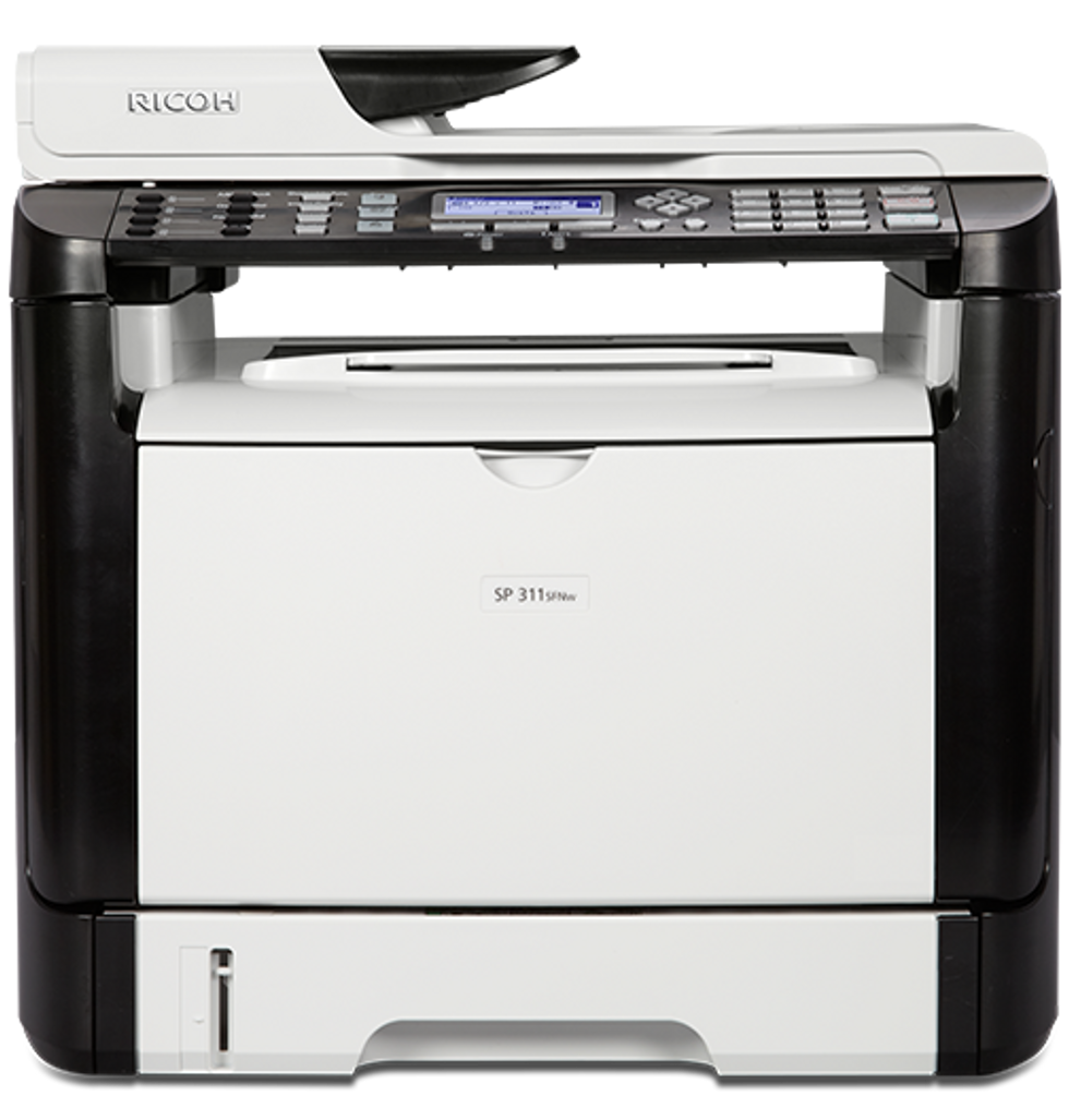 RICOH SP 311SFNw Black and White Laser Multifunction Printer