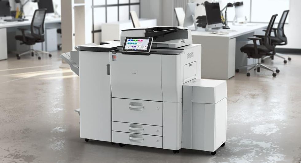 RICOH IM 8000 Black and White Laser Multifunction Printer