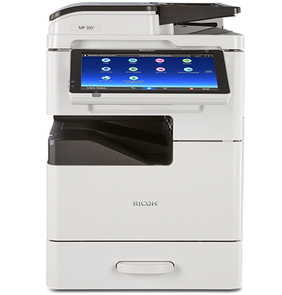 RICOH MP 305SPF Black and White Laser Multifunction Printer
