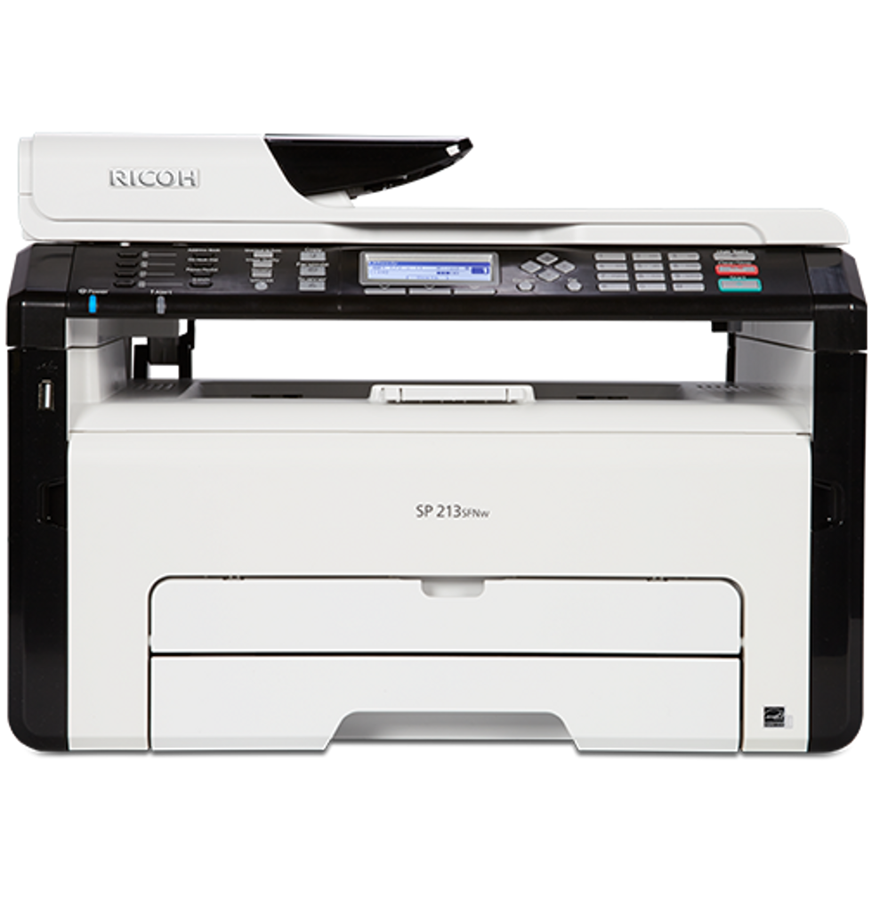 RICOH SP 213SFNw Black and White Laser Multifunction Printer
