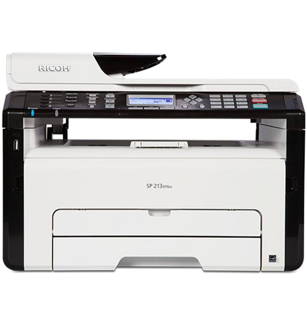RICOH SP 213SNw Black and White Laser Multifunction Printer
