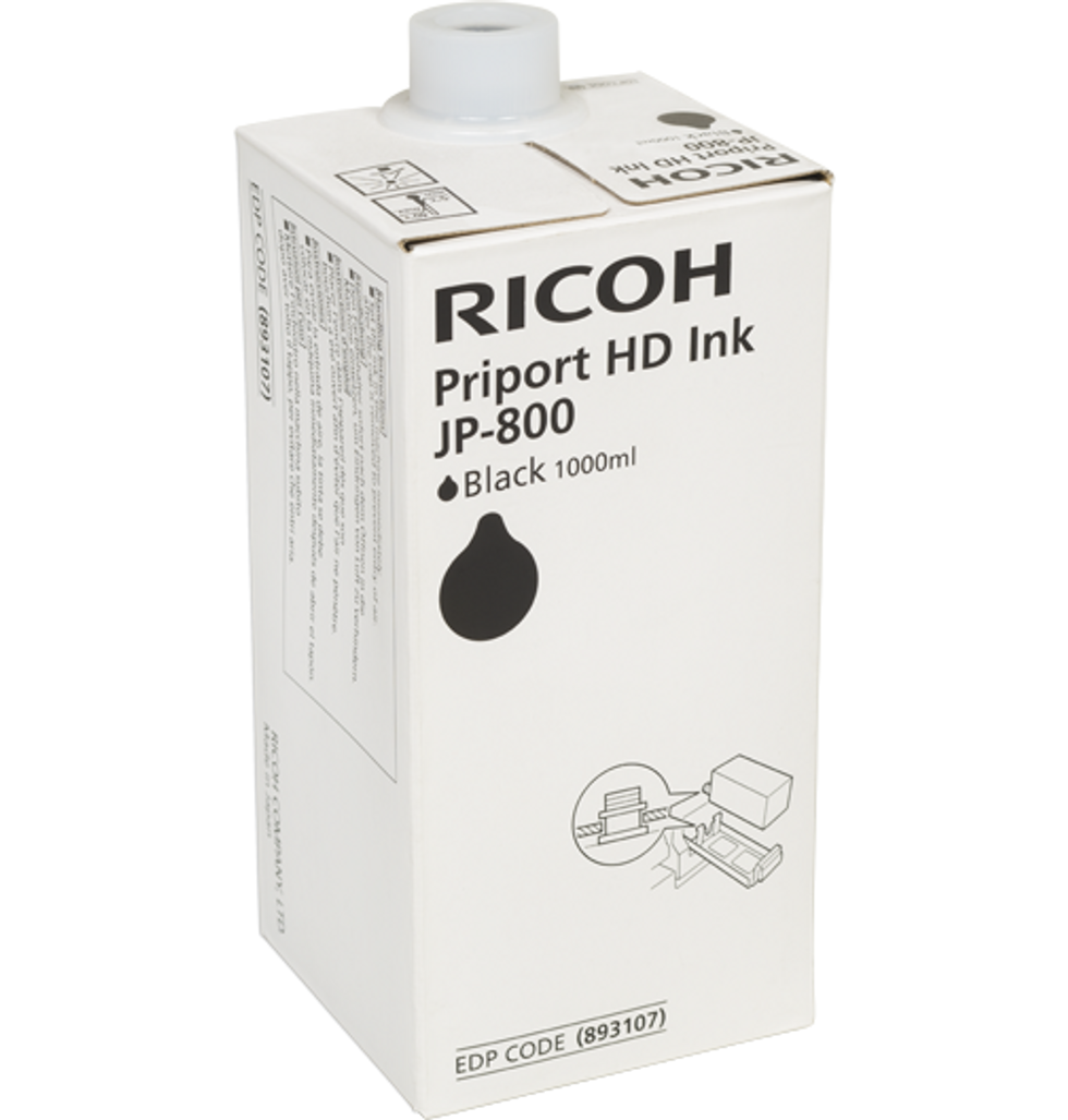 RICOH Tinta Priport negra  | Ricoh Latin America - 893107 893107