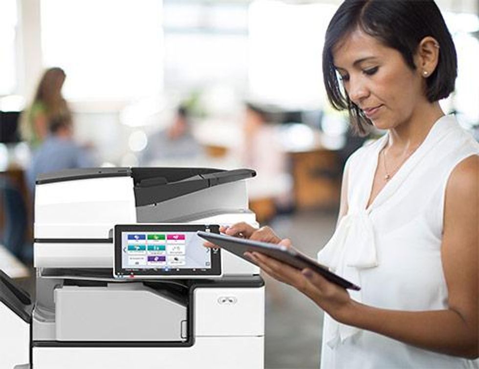 business women talking