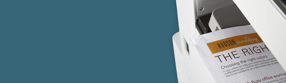 Polish up with document finishing options