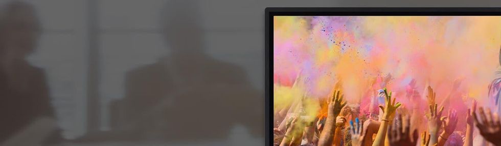 Dales vida a tus presentaciones con la vívida resolución 4K.