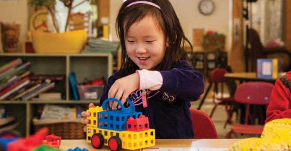 Guided construction game