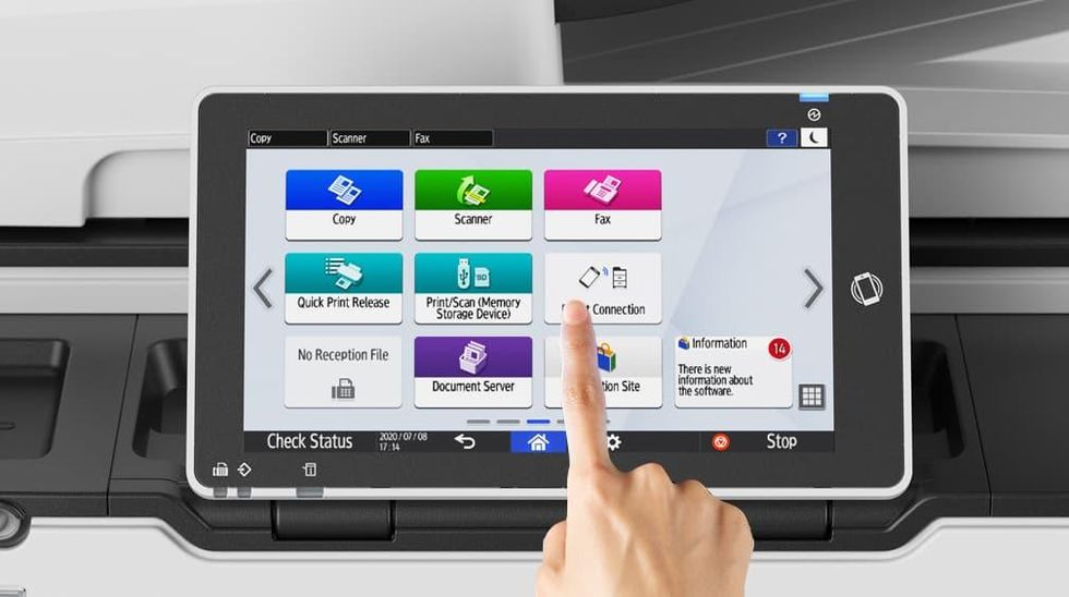 IM 8000 Black and White Laser Multifunction Printer