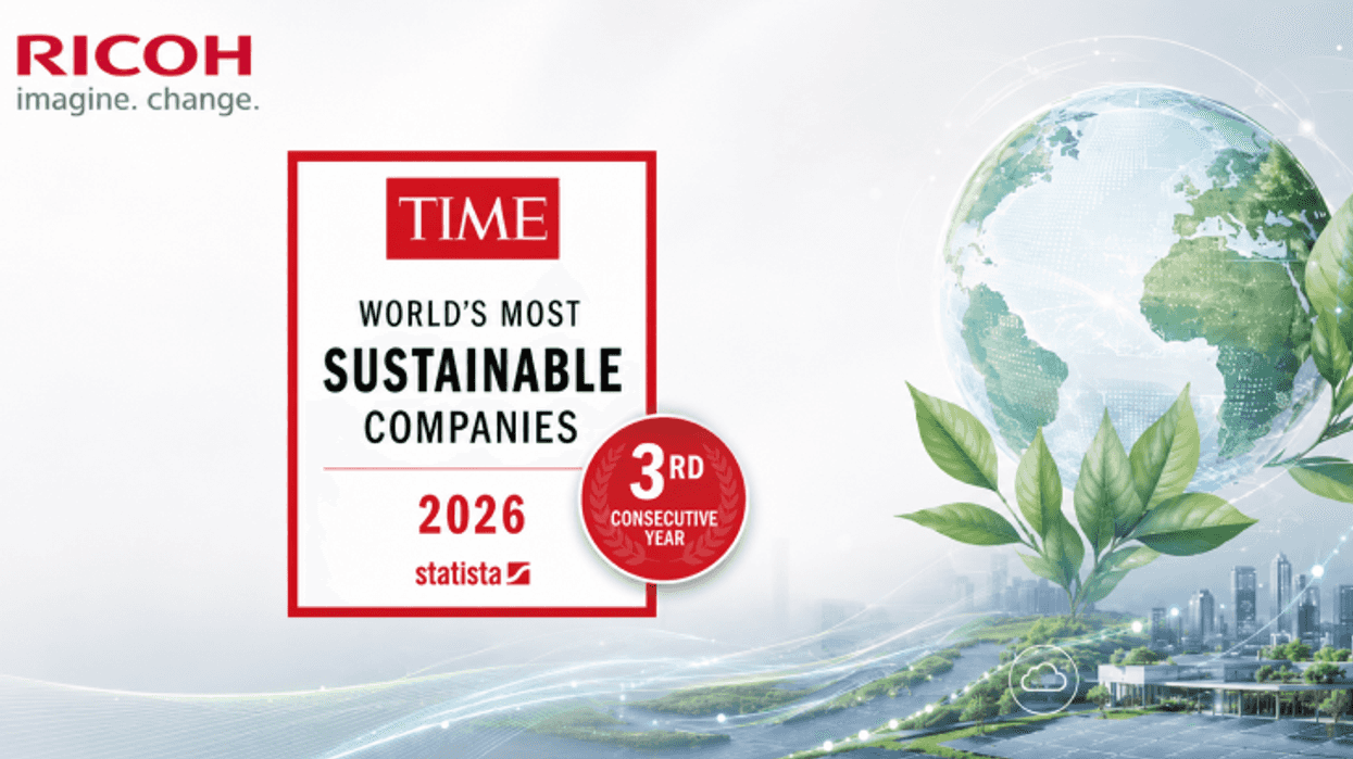 Ricoh entra por tercer año consecutivo en la lista de las empresas más sostenibles del mundo de TIME y Statista