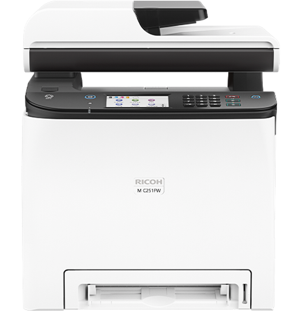 M C251FW Color Laser Multifunction Printer Ricoh Latin America