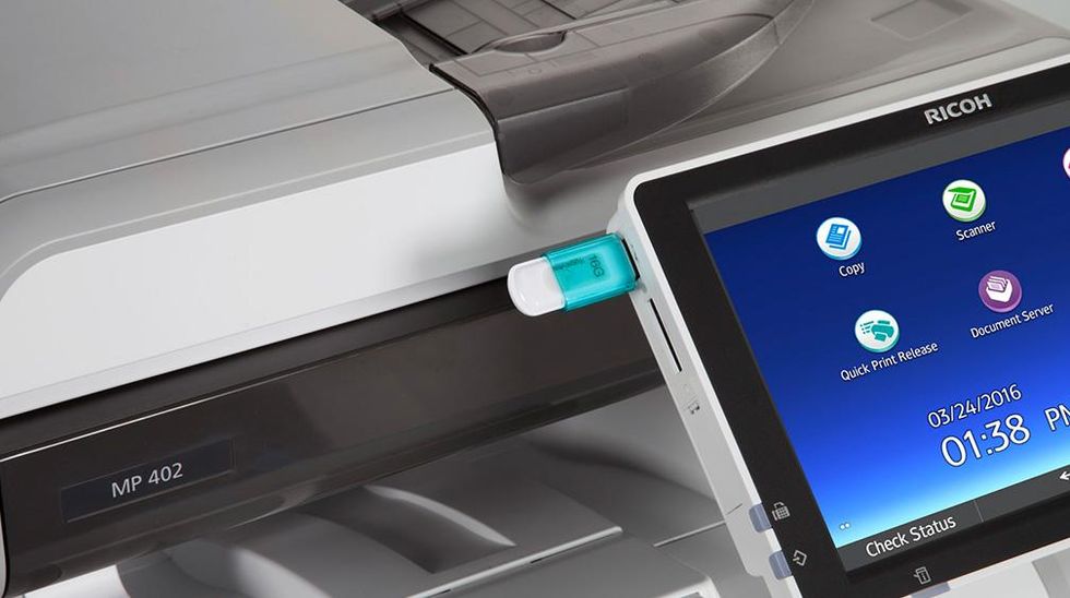 MP 402SPF Black and White Multifunction Printer Ricoh Latin America
