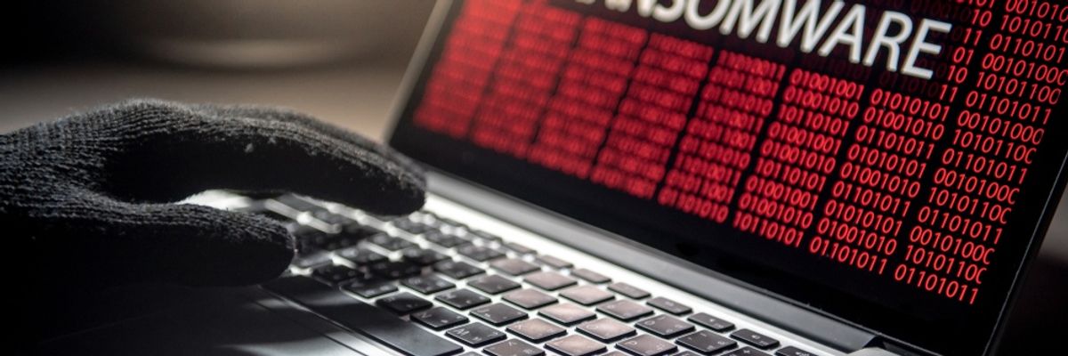 Ransomware Laptop Image