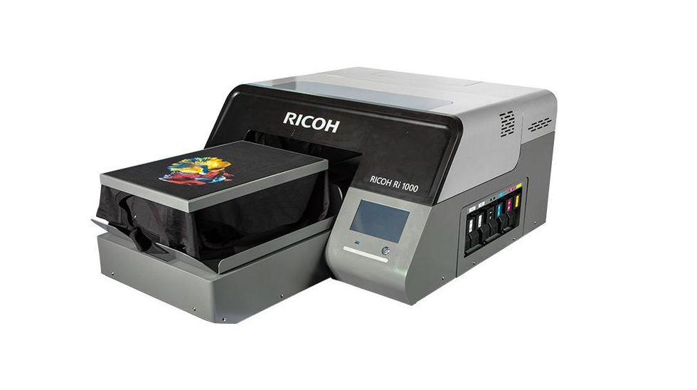 The New Ricoh RI 4000 Direct-to-Garment Printer - High-Performance DTG Printing : Garment Printer Ink