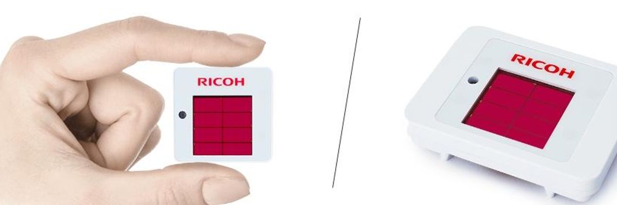 Ricoh launches new wireless environmental sensor that does not require battery replacement