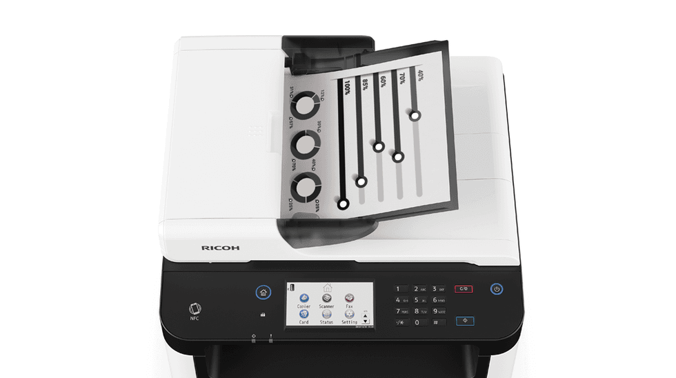 SP 3710SF Black and White Laser Multifunction Printer | Ricoh